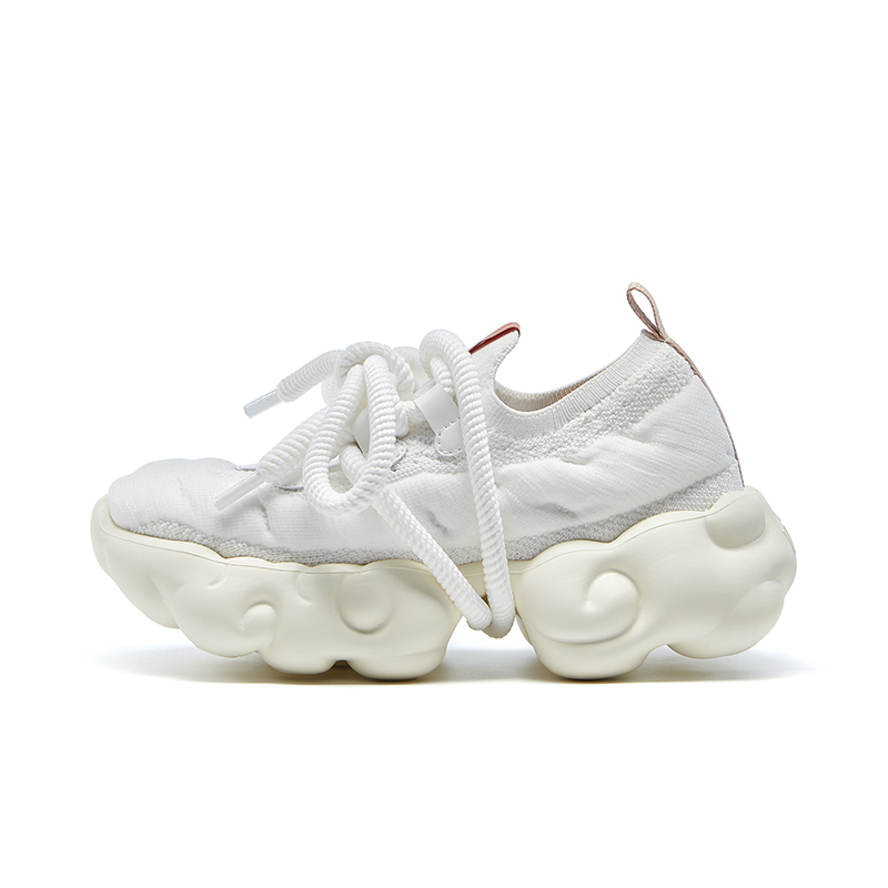 uin彩绘旅行鞋云1/2/3/4/5老爹休闲鞋厚底增高时尚鞋百搭云朵鞋