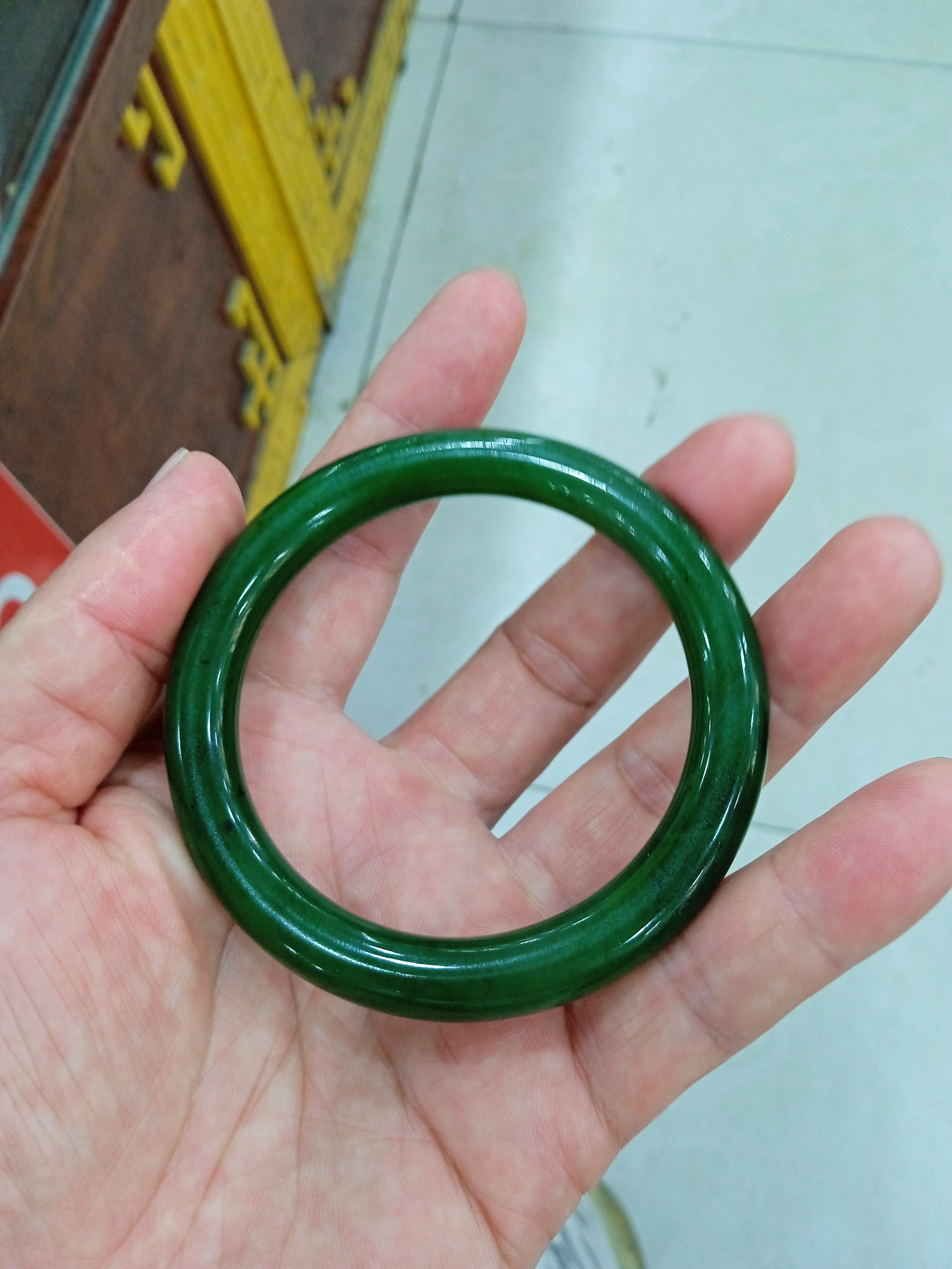 和田玉碧玉女士手镯