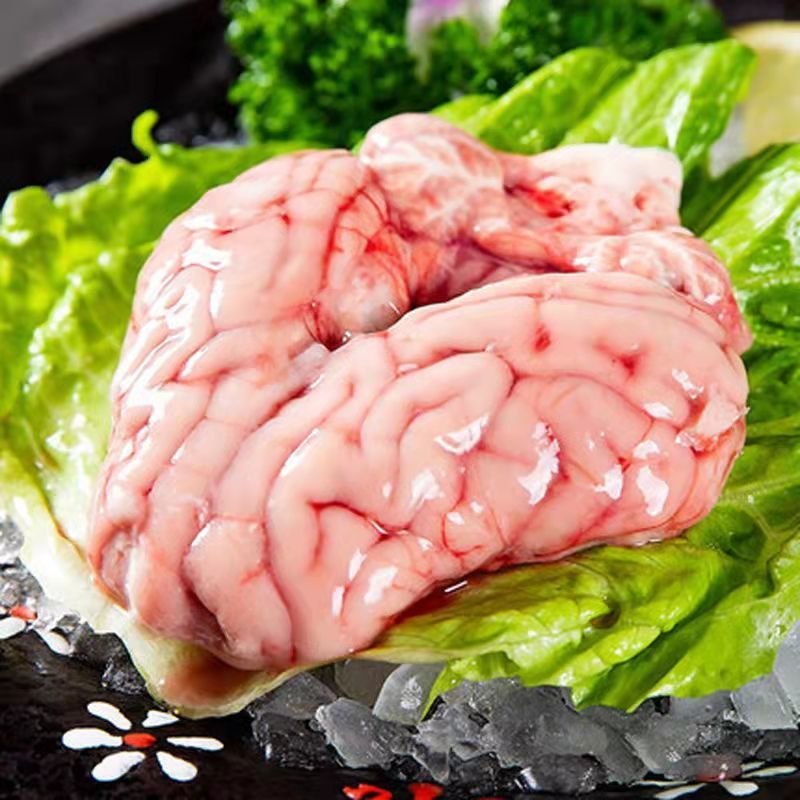 【顺丰包邮】羊脑新鲜羊脑花鲜羊脑清真生羊脑髓火锅羊肉汤食材鲜嫩