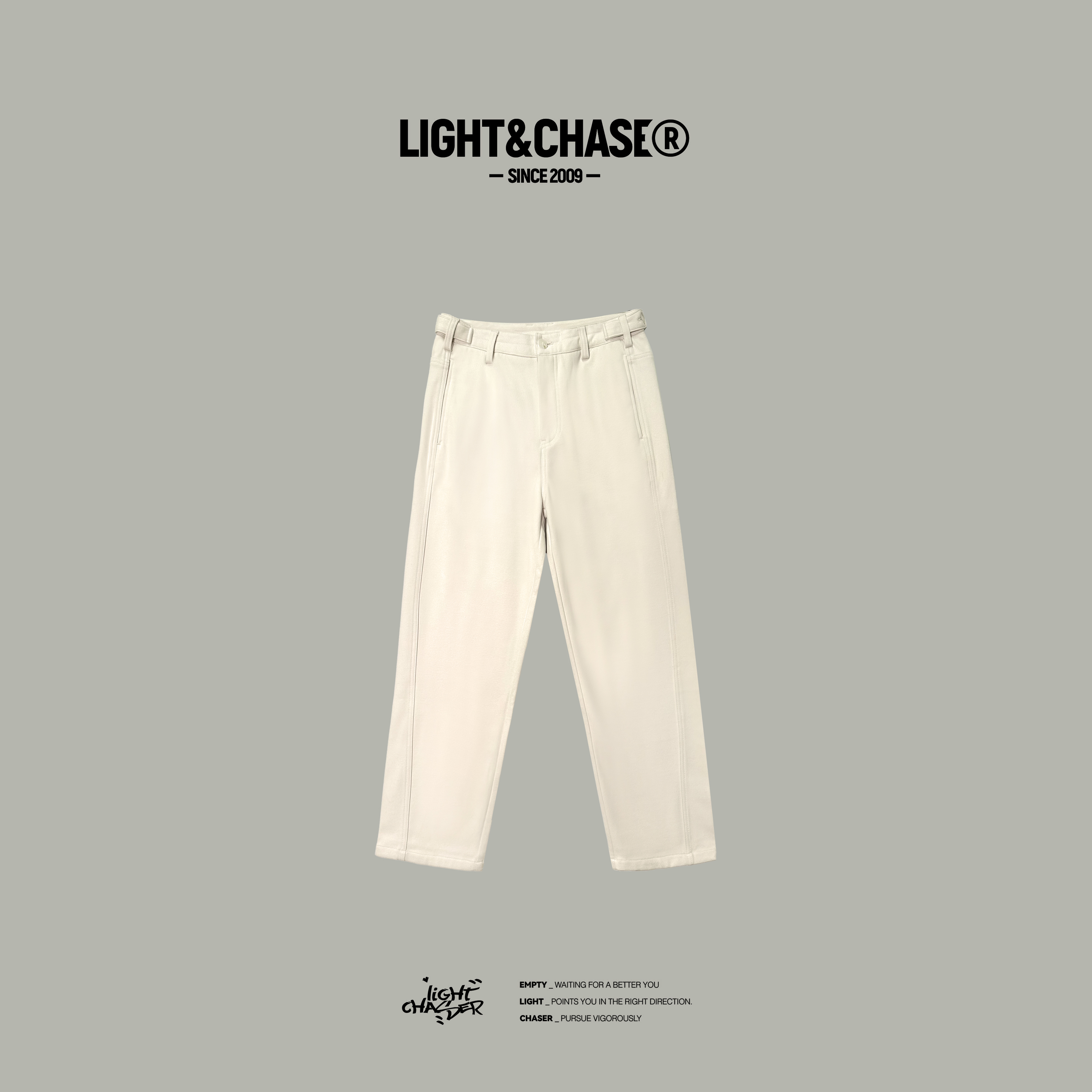 【磨毛亲肤】男士直筒裤柔软舒适内磨毛保暖时尚百搭简约纯色休闲裤