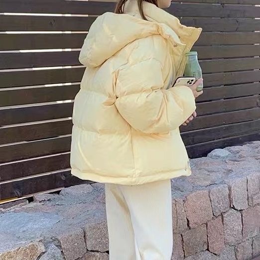 新款新款羽绒服2023年新款韩版羽绒衣女短款学院风时尚羽绒