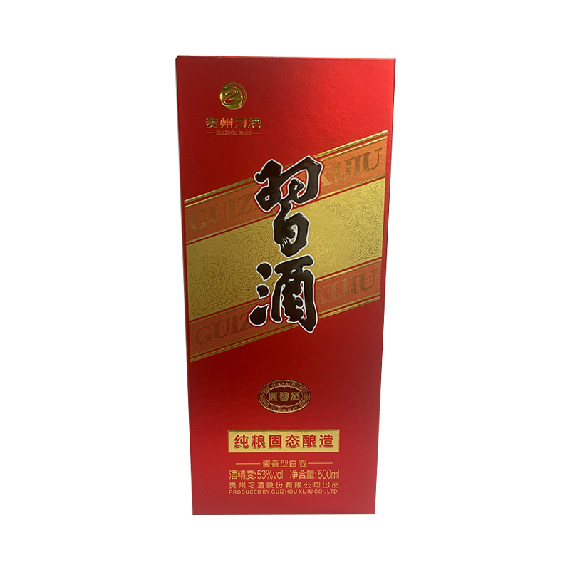 习酒贵州习酒 圆习酒53度酱香型白酒500ml*1单瓶装（拍6发原箱）