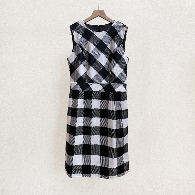 清仓款时尚秋冬粉丝的浮力羊毛背心裙