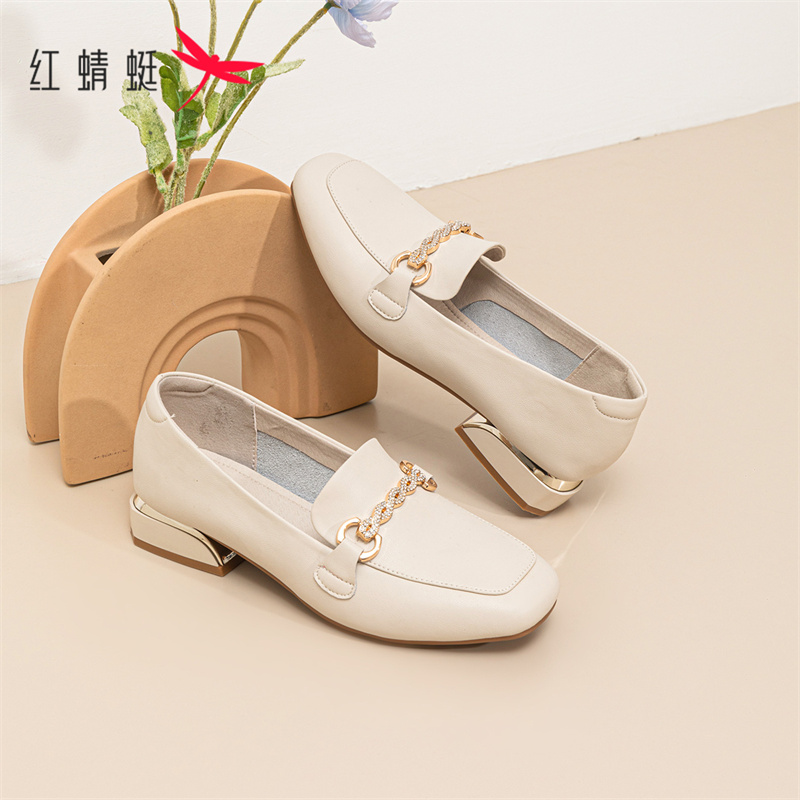 红蜻蜓时尚百搭休闲简约舒适软底气质仙女风单鞋女款2025新款爆款