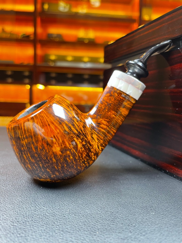 吉普森高阶10级石楠木手工烟斗（内径21.3斗深42.6）