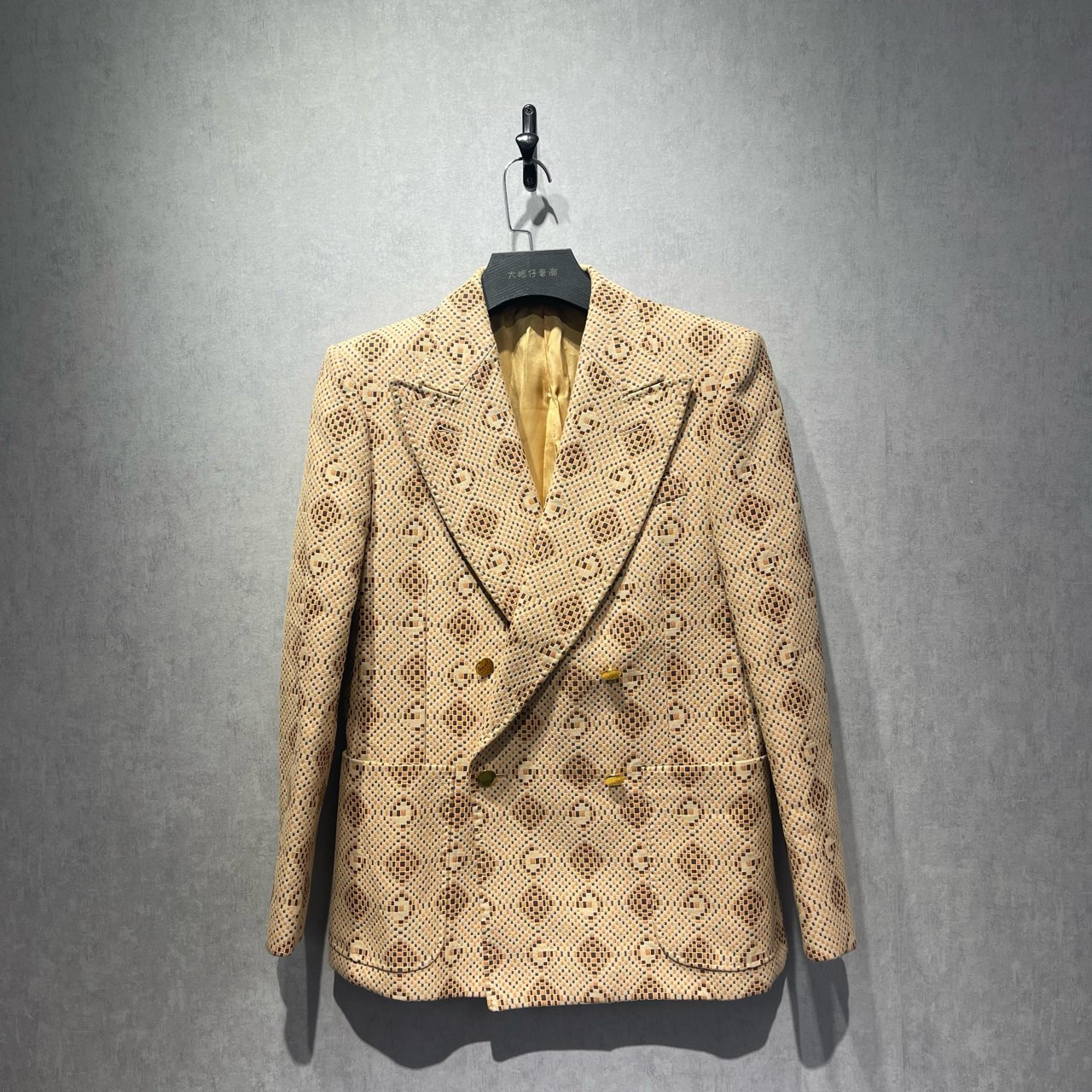 99新 GUCCI/古驰 字母印花西装外套/48码/DY211291