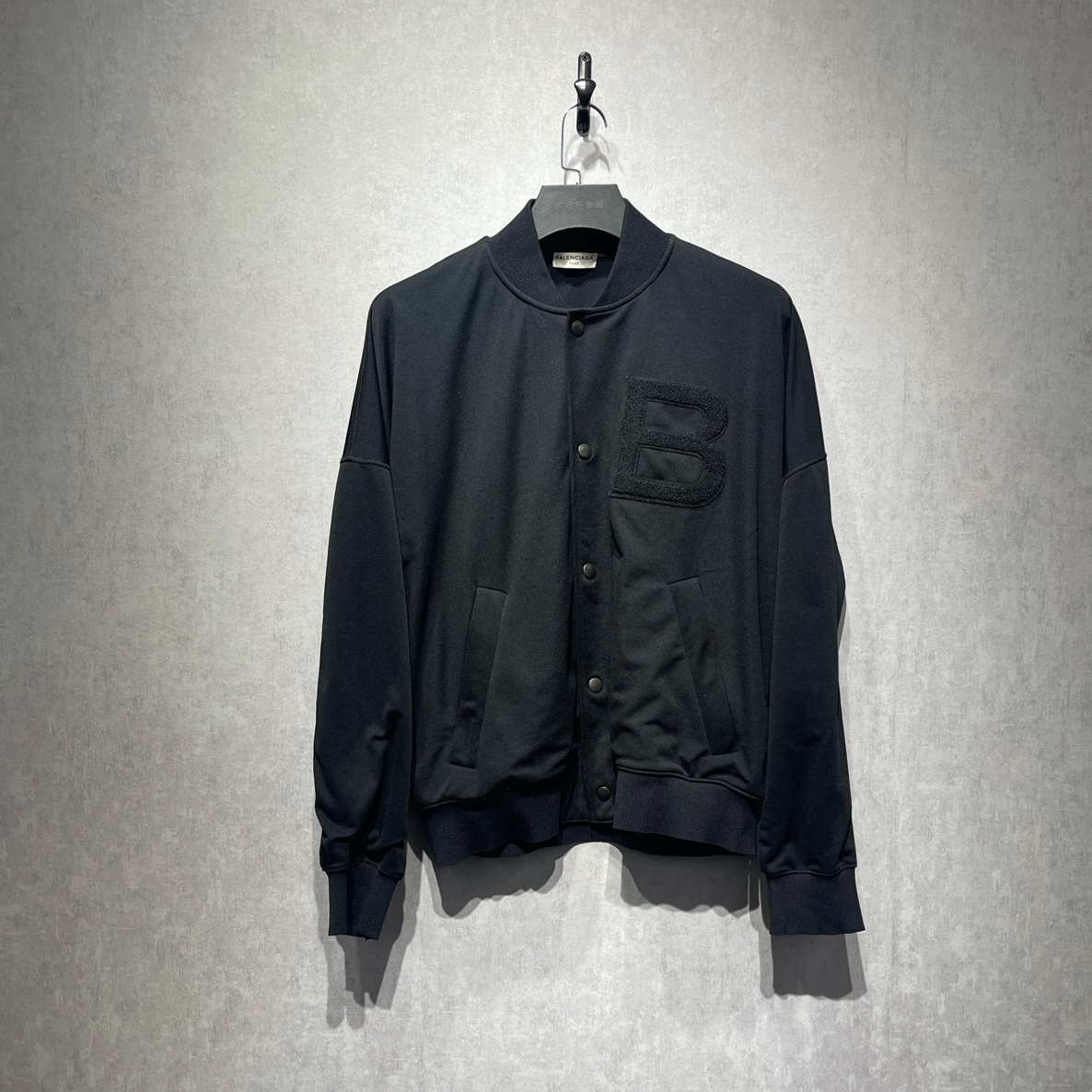 95新 Balenciaga/巴黎世家 字母刺绣棒球服/M码/98新