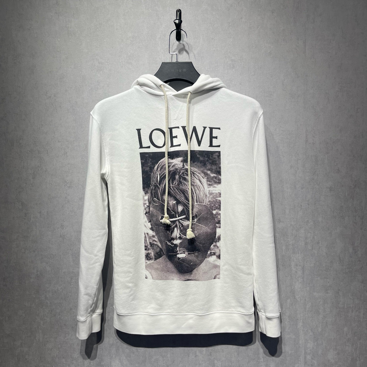 95新 LOEWE/罗意威  胸前logo印花卫衣/xs码/98新