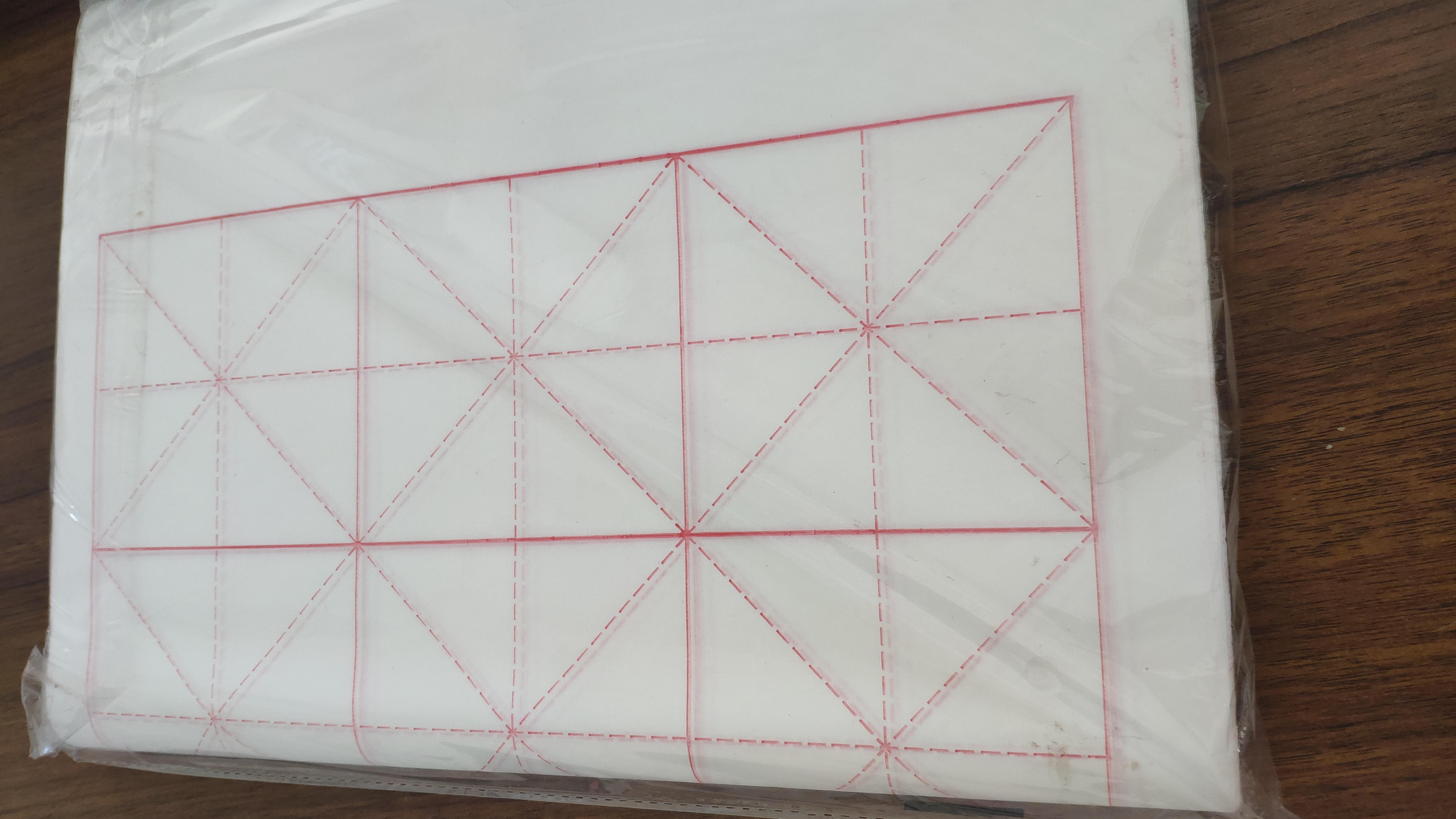 两包 生宣纸10CM＊18格 每包100张