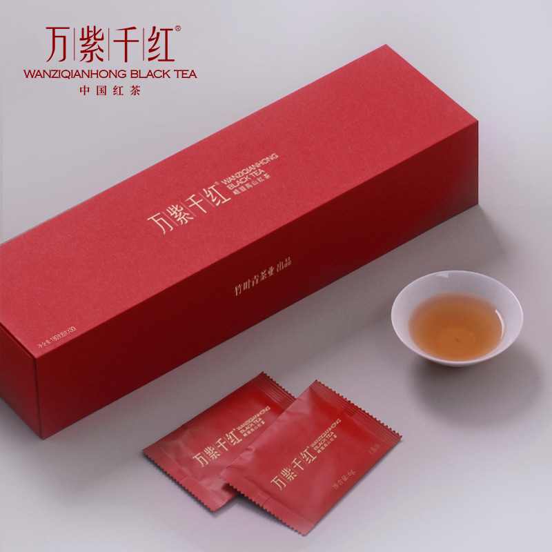 【团圆礼】万紫千红180g峨眉高山特级(品味)经典红茶礼盒竹叶青茶业
