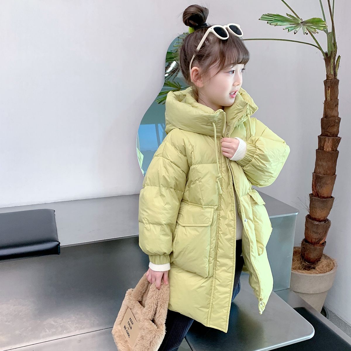 羽绒衣新款羽绒服女士女款童韩版中大童加厚袄中长款洋气装宝宝衣
