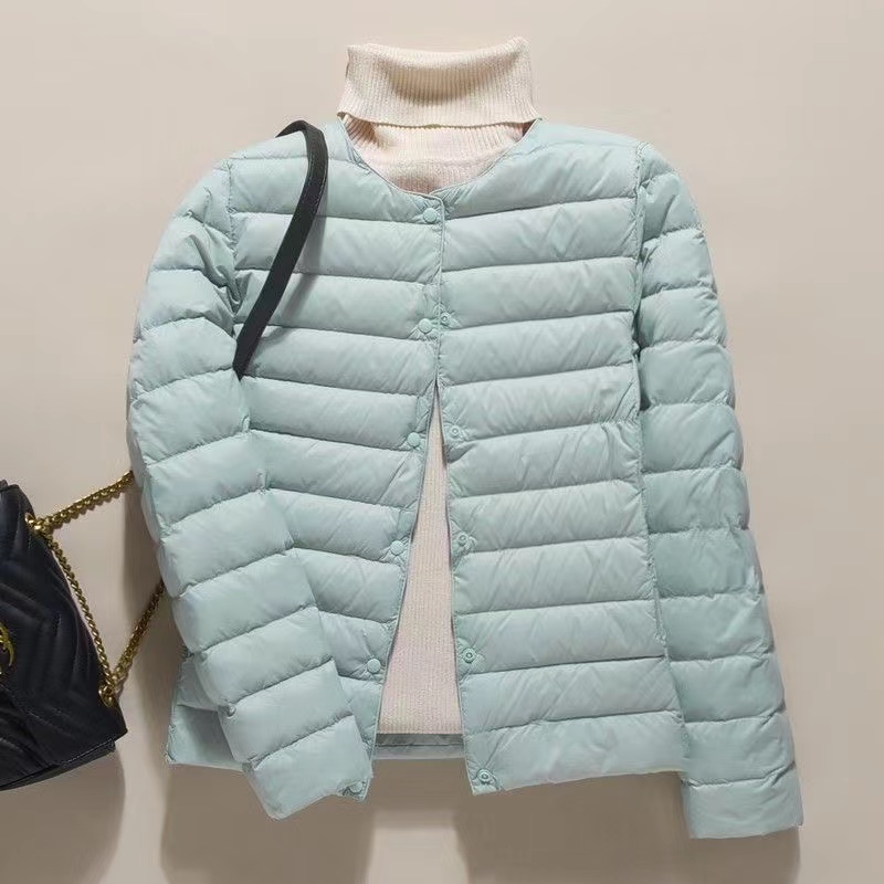 羽绒衣羽绒服新款轻薄羽绒棉衣女短款2023年秋冬季保暖内胆棉服内
