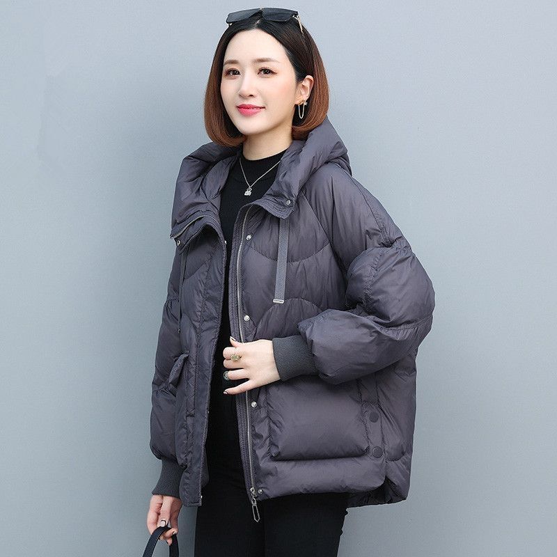羽绒衣羽绒衣服女2023年冬季新款妈妈大码短款棉袄流行爆款冬装羽