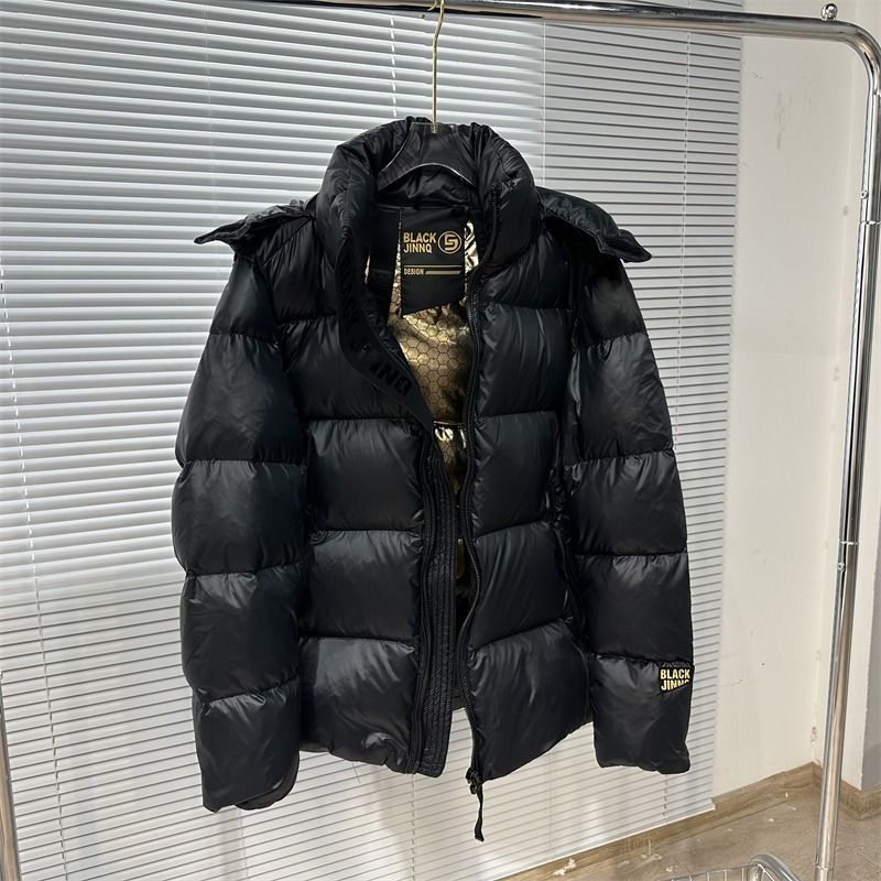 羽绒衣羽绒服黑金短款羽绒服女2023年冬季新款加厚爆款羽绒服高端