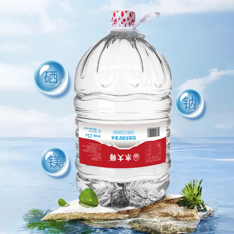 水大师含硒矿泉水大桶15L整箱特价家庭办公泡茶饮用水
