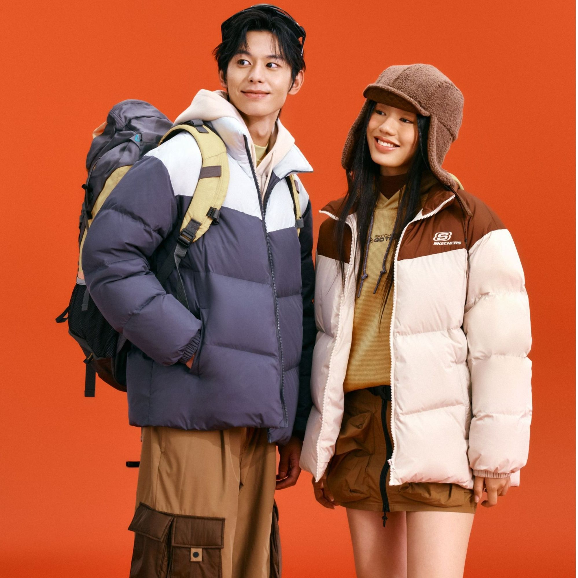 【年终大促】斯凯奇新款羽绒服轻薄2026保暖情侣款短款冬季L324U104商品图