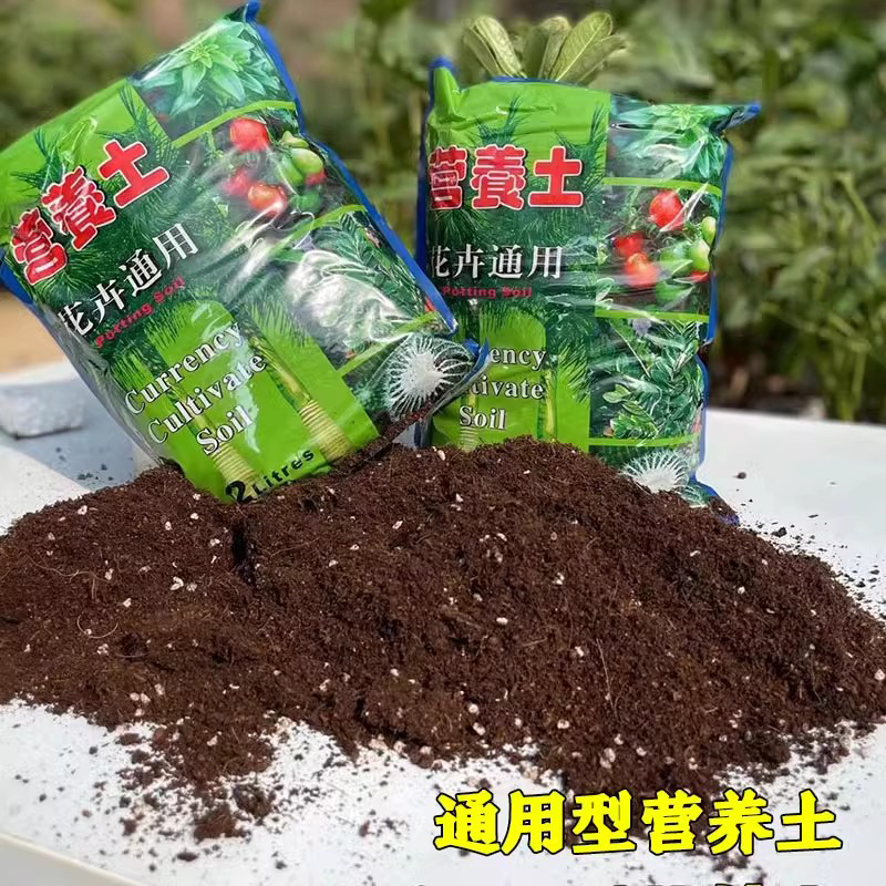 通用型营养土家用养花种菜观叶观花植物种植土疏松透气有机土壤