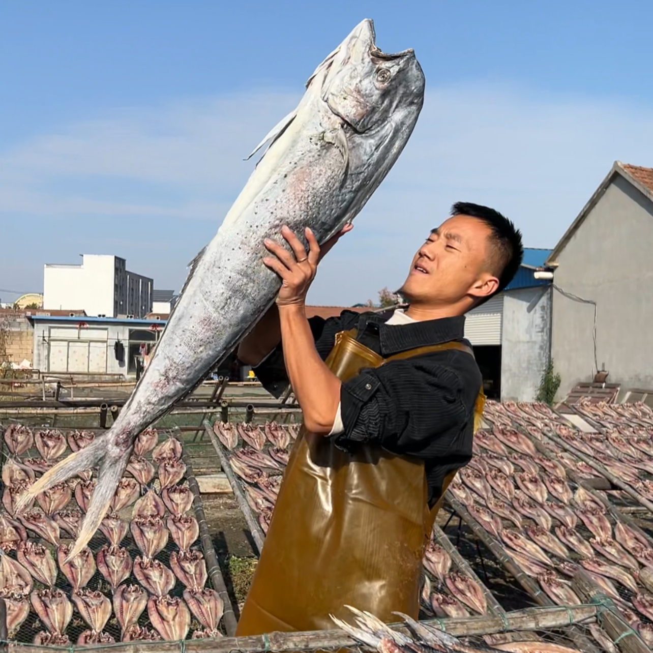（稀有）特大  一条3到6斤  送礼专用  咸刀鲅鱼干 肉质细腻紧实 