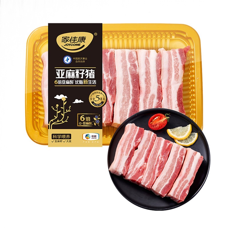 中粮家佳康亚麻籽猪肉五花肉 300g