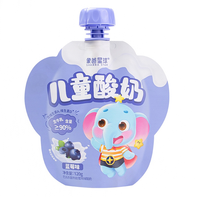 象爸星球儿童酸奶蓝莓味 120g/袋