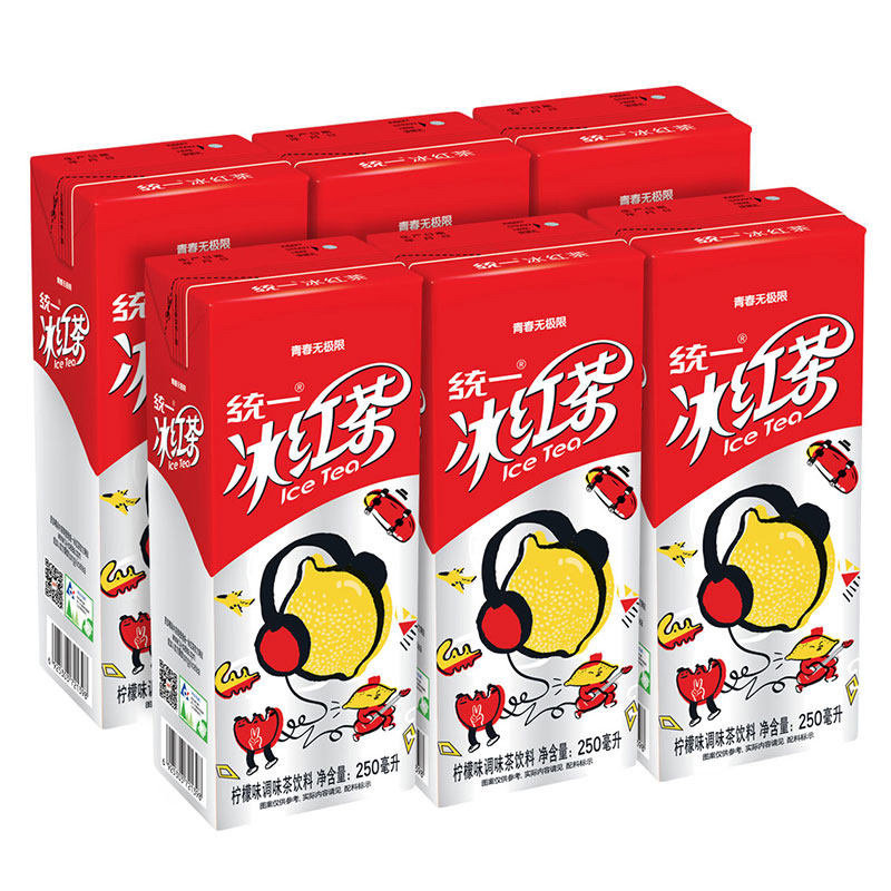 统一冰红茶 250mL*6盒