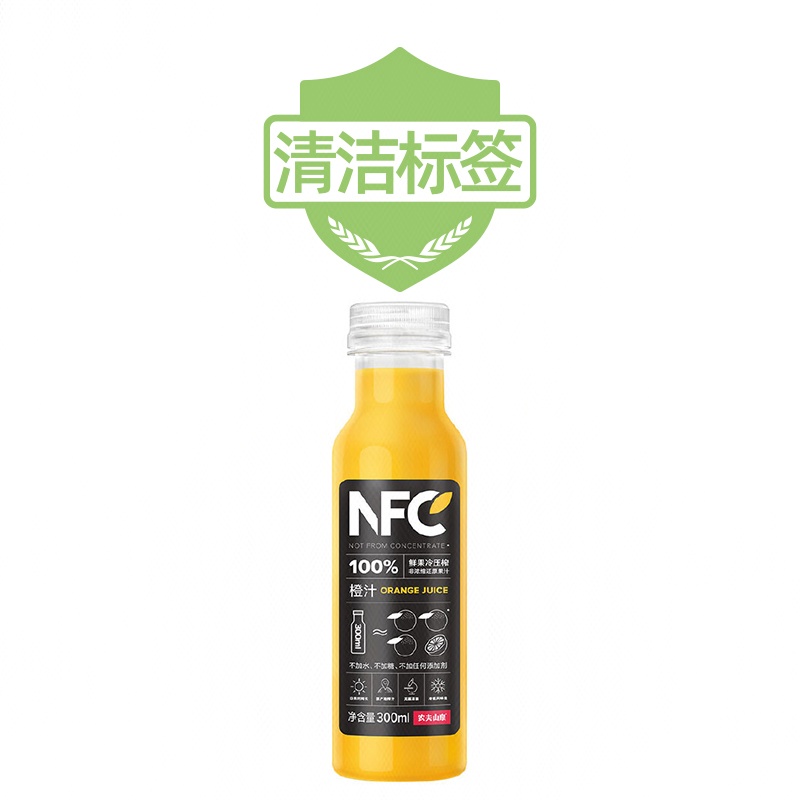 农夫山泉NFC橙汁 300ml/瓶