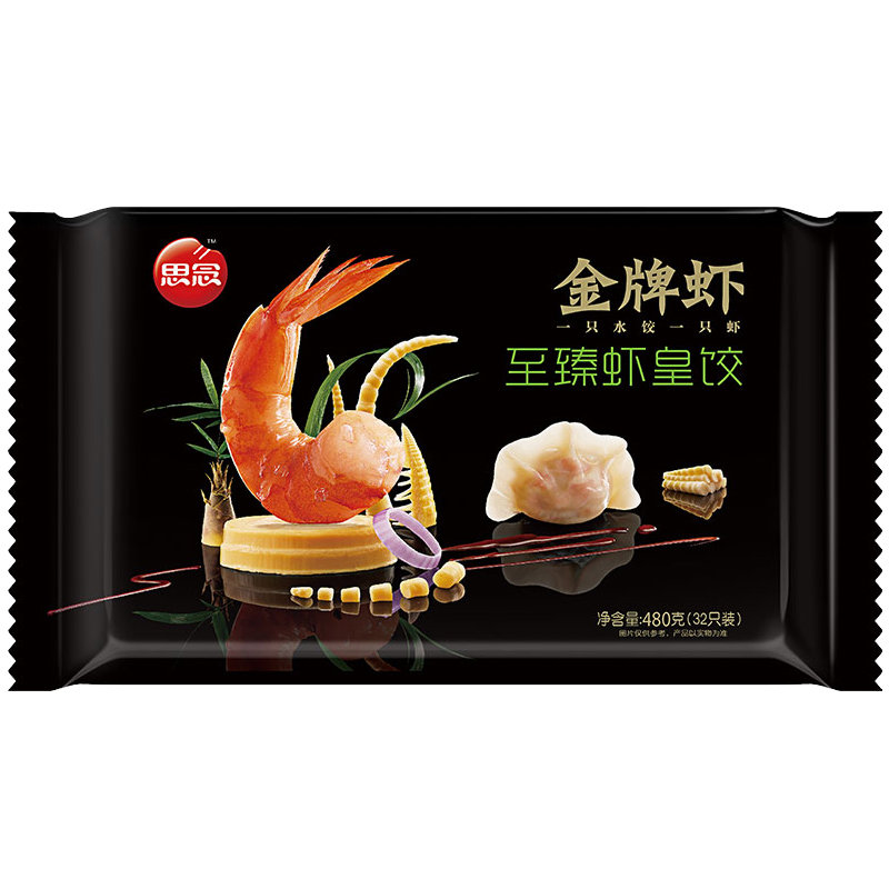 思念金牌虾至臻虾皇水饺 480g/袋