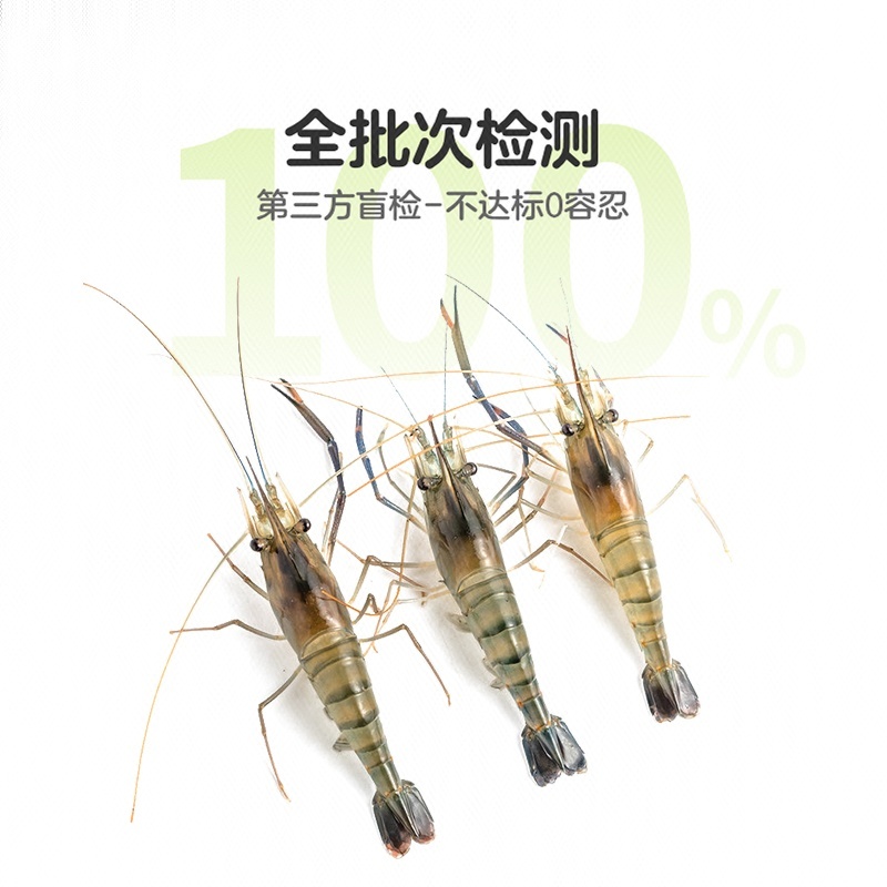 鲜活大头虾 350g