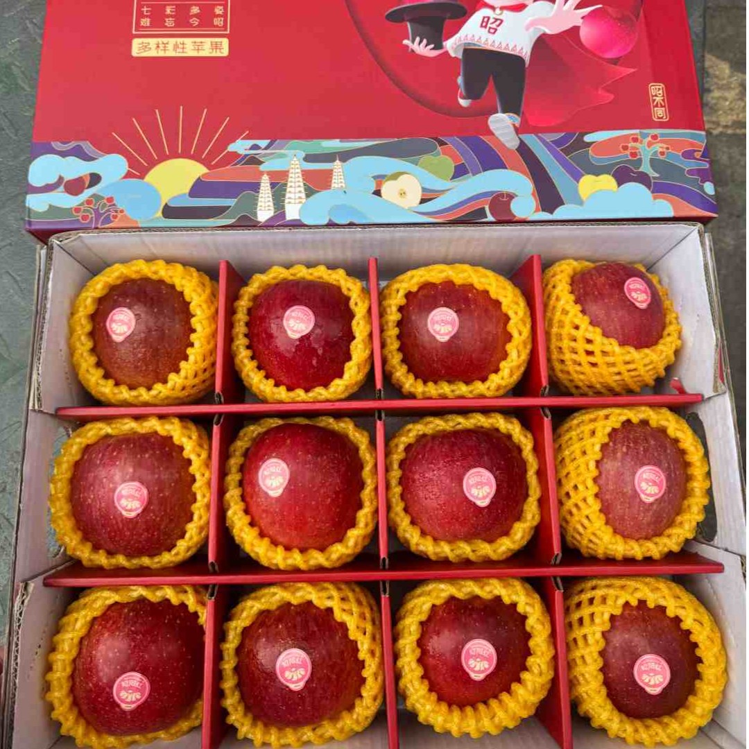 化州市区送货【云南昭通苹果】一件12个