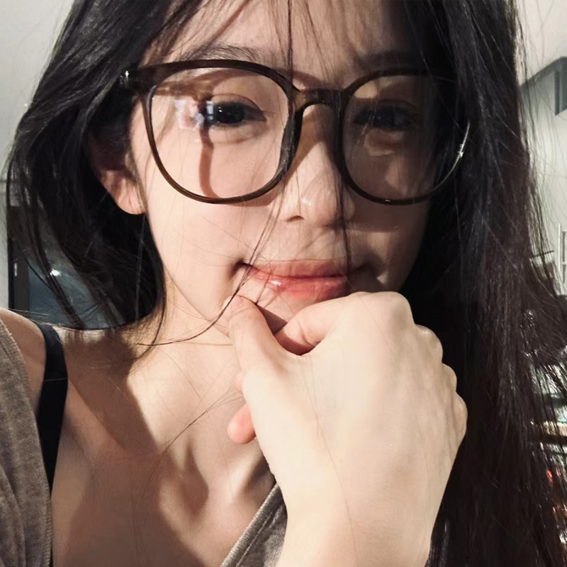 超轻复古眼镜近视男款大脸显瘦可配有度数眼睛架女-AL1144