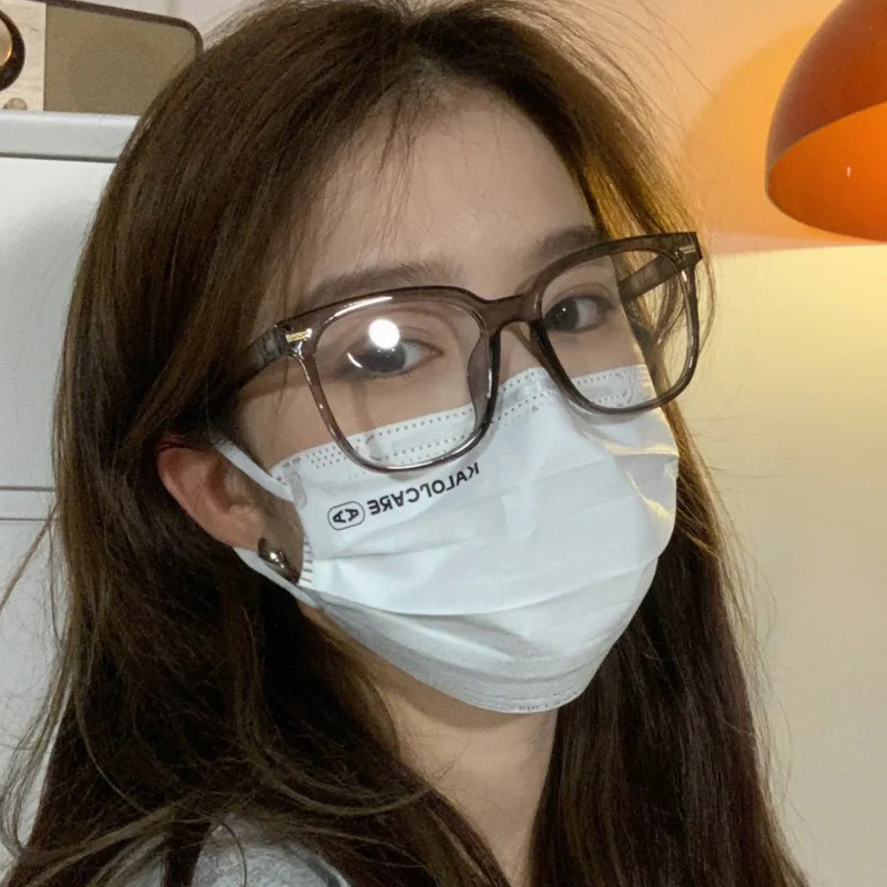 新潮修颜镜框架时髦显白韩版防蓝光眼镜可配近视有度数-TR30017