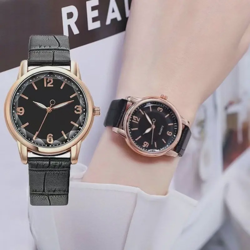 轻奢时尚黑色气质简约女士036腕表BDH