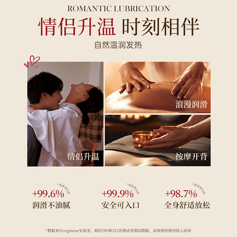 【浪漫润滑】情侣玫瑰按摩精油身体专用免洗推背爽滑夫妻情趣精油