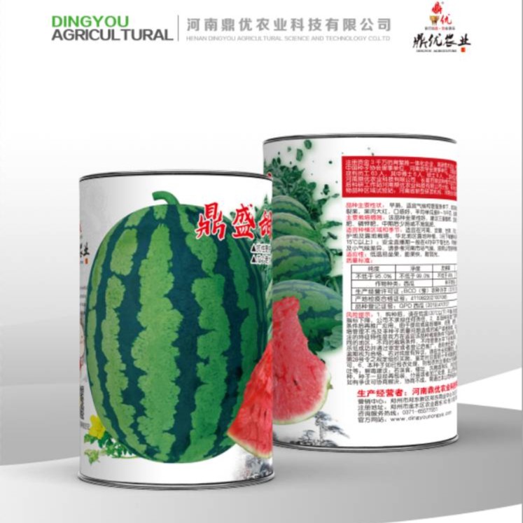 鼎优鼎盛甜 大果甜王类型大红瓤西瓜 高圆形  耐低温 耐裂性好