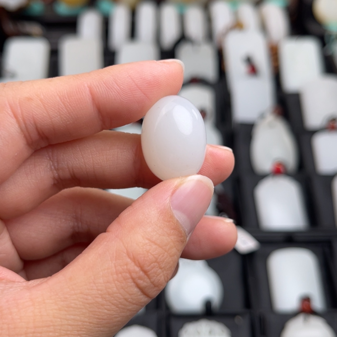 【闪购商品】和田玉蛋面未镶嵌