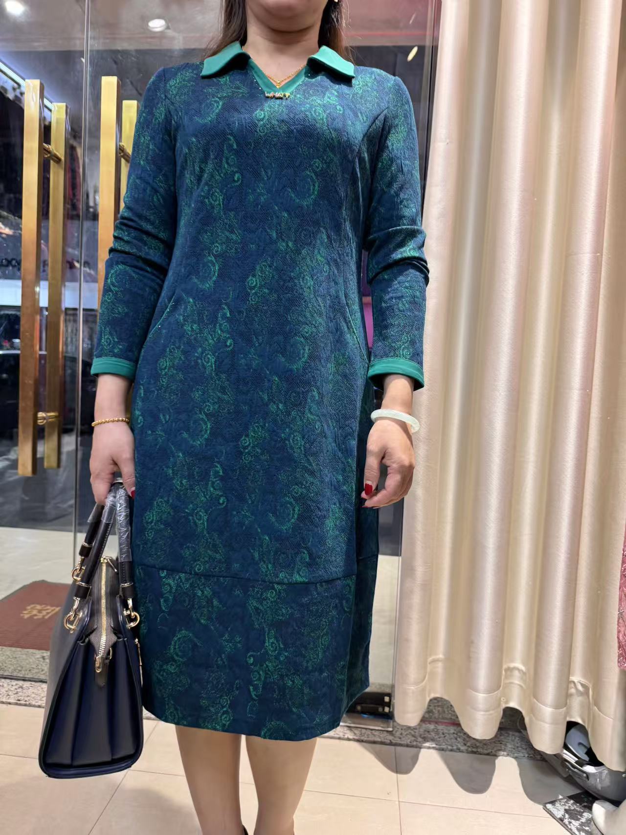 高贵显瘦时尚韵味连衣裙秋季新款