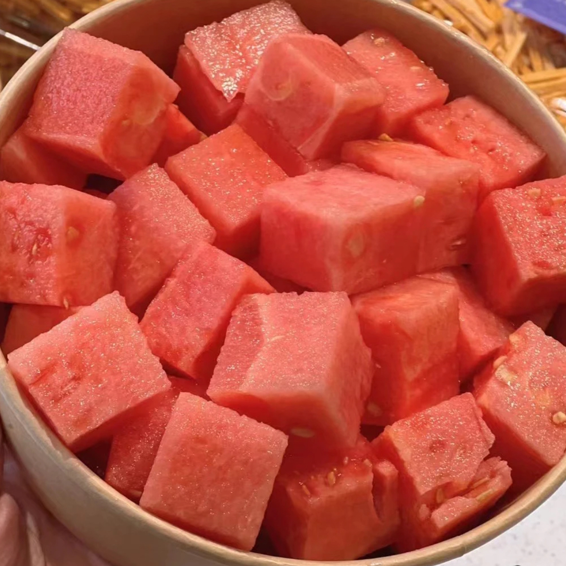 果切【鲜果切】麒麟西瓜切1盒500g