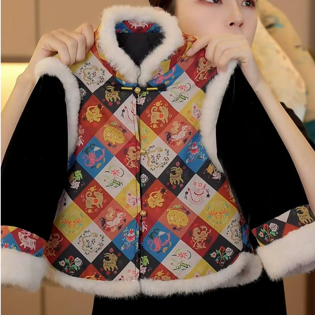 【十二生肖】幂姐2024冬季儿童中国风新中式年装棉服MJD246612