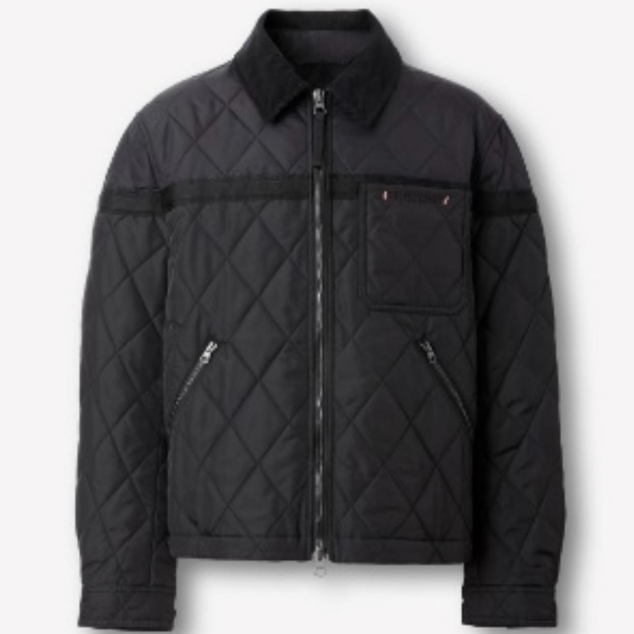 全新未使用 BURBERRY/博柏利 巴宝莉灯芯绒黑色夹克外套