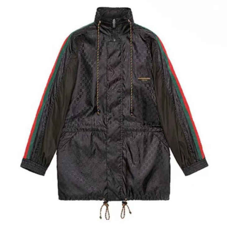 全新未使用 GUCCI/古驰 男女同款夹克外套老花时尚就先夹克外套