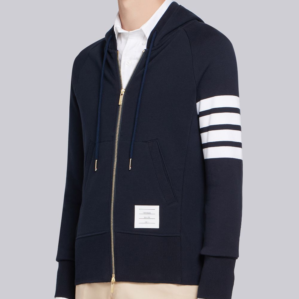 全新未使用 THOMBROWNE THOMBROWNE汤姆布朗TB经典学院风连帽卫衣