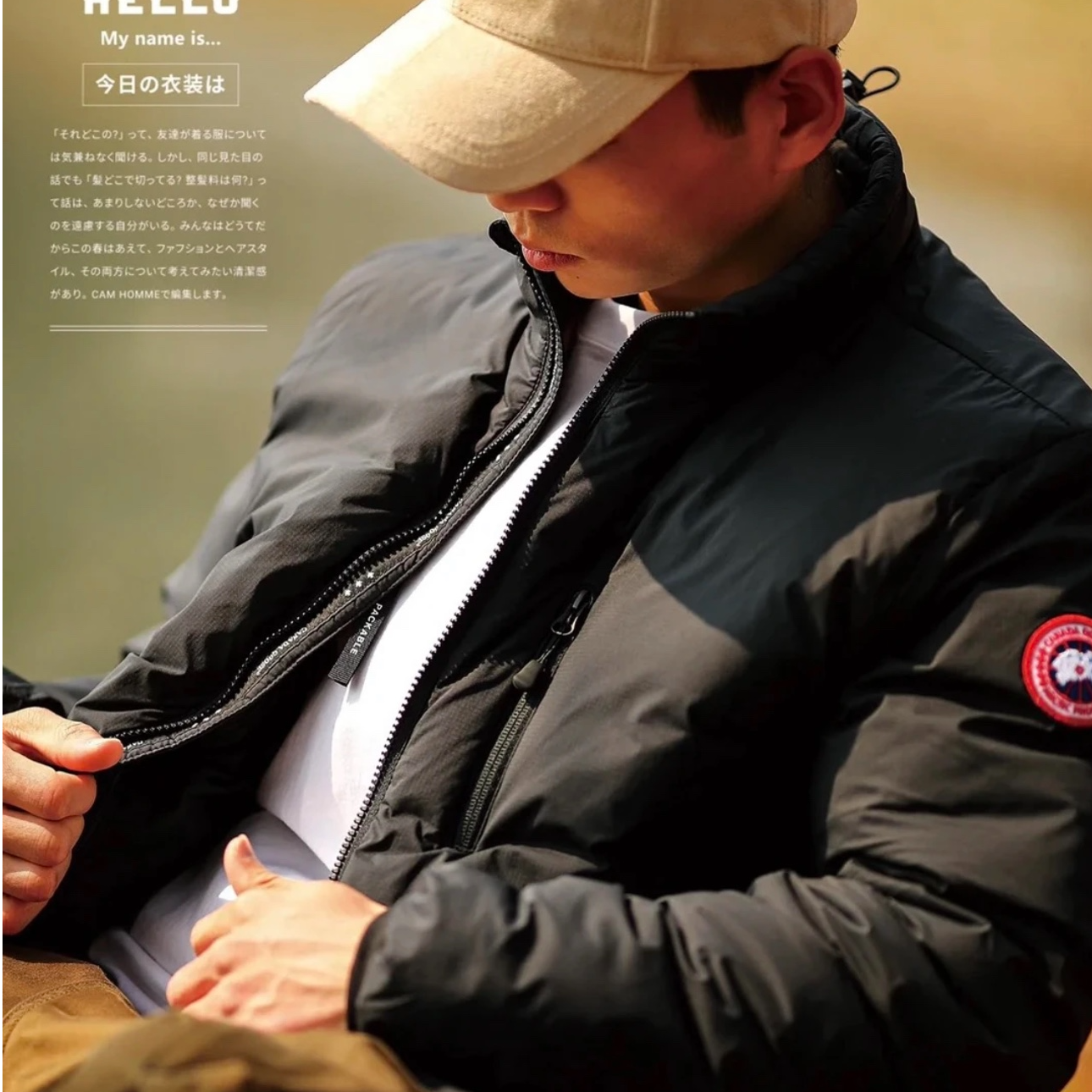 未使用 CANADA GOOSE 加拿大鹅滑雪季纯色拉链长袖羽绒服
