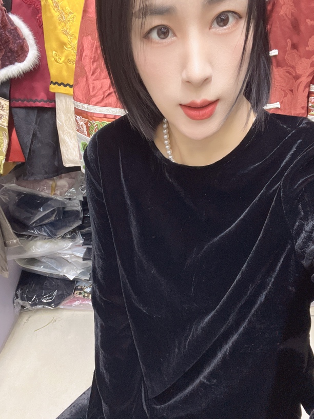 真丝丝绒 鸵鸟毛 打底衫