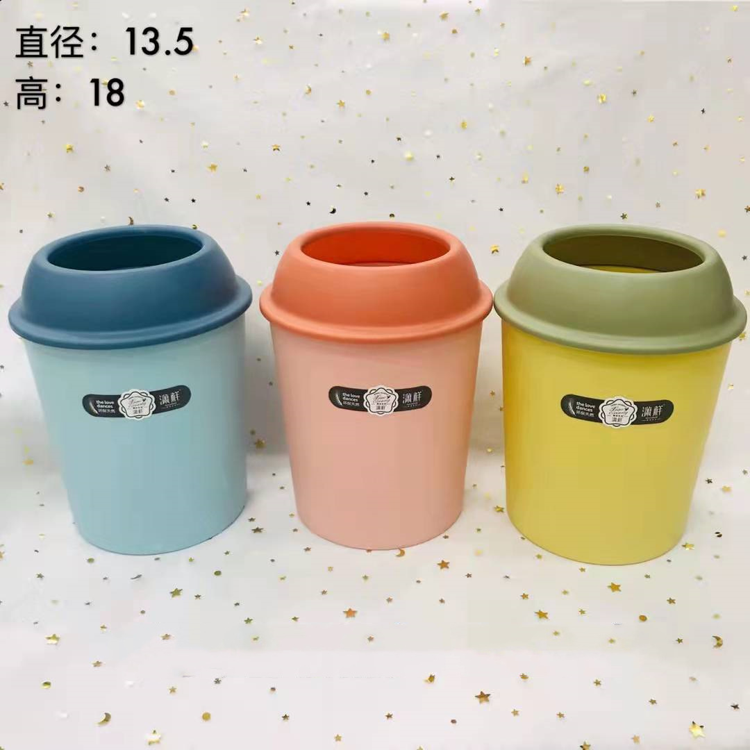 简约塑料垃圾桶瓜果皮屑垃圾收纳桶客厅果皮垃圾桶厨房垃圾桶