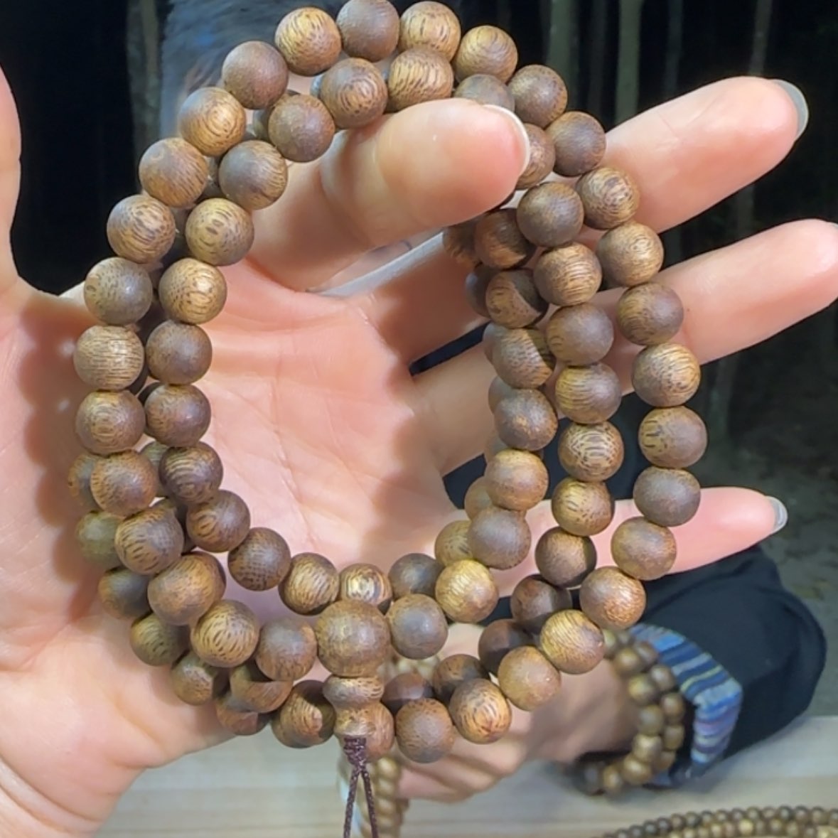 【闪购商品】沉香手串白鹭08+链子26克+