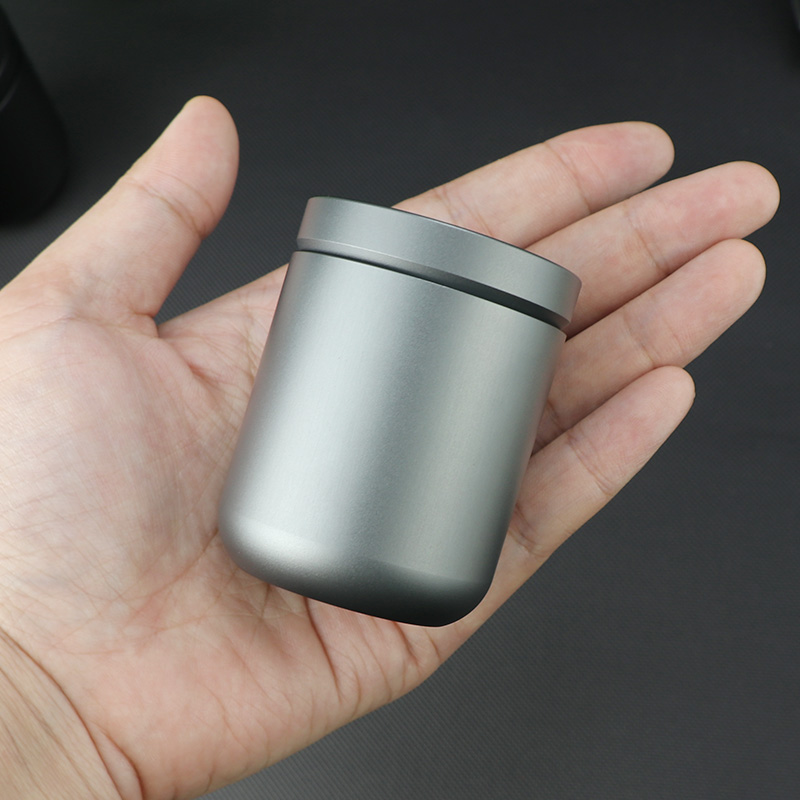 铝合金大容量药盒随身便携防水防潮收纳罐周外出务礼品茶叶罐