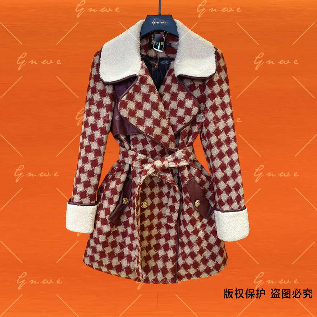 【GNWE】秋冬高奢限定款  设计师款高级感显瘦外套  G-102