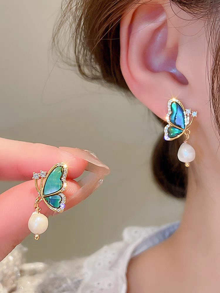 铜合金耳饰 时尚轻奢设计师款耳钉耳饰~6992