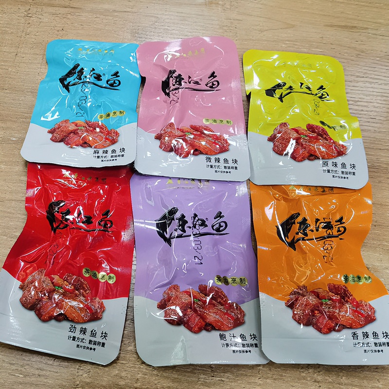 郴州特产东江集团东江1号香辣鱼原味鱼块即食独立小包鱼零食500克