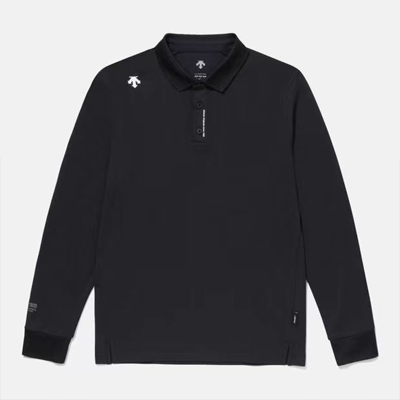DESCENTE/迪桑特迪桑特TOUGH长袖翻领POLO休闲时尚秋季舒适